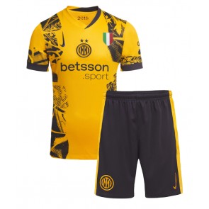 Inter Milan Dětské Alternativní dres komplet 2024-25 Krátký Rukáv (+ trenýrky)